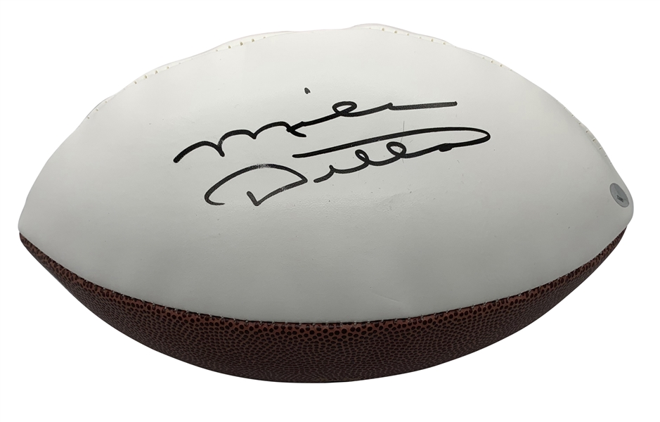 Mike Ditka Signed White Panel Football (Tristar)