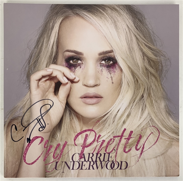 Carrie Underwood Signed "Cry Pretty" Album (Beckett/BAS Guaranteed)