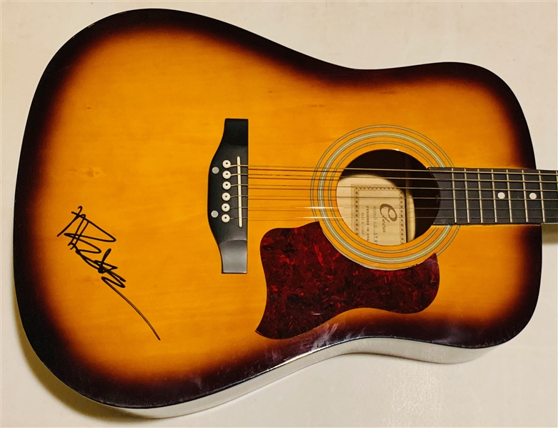 Dave Matthews Signed Acoustic Guitar with Desirable On The Body Autograph! (John Brennan Collection)(Beckett/BAS Guaranteed)