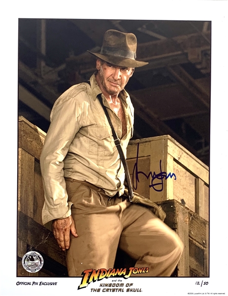 Harrison Ford Signed Limited Edition 11" x 14" Photo for "Indiana Jones and the Kingdom of the Crystal Skull" (Official Pix)(Beckett/BAS Guaranteed)