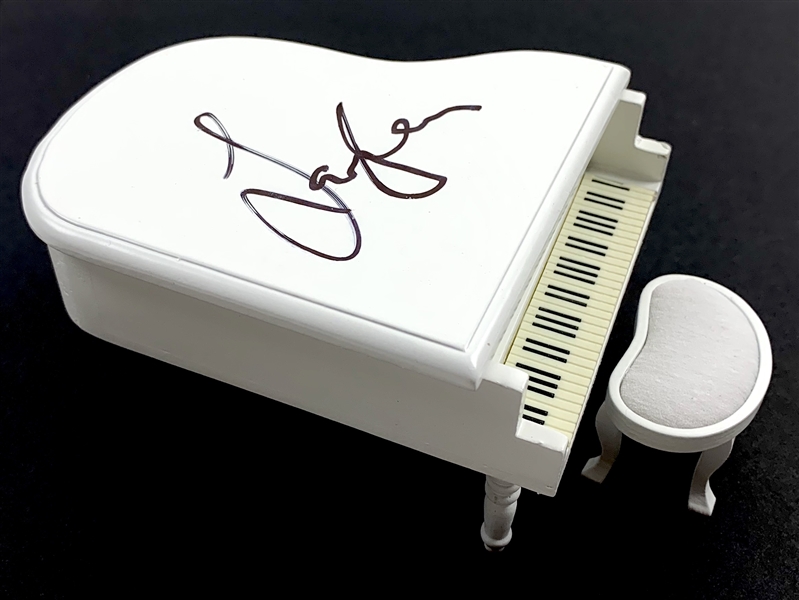 Lady Gaga RARE In-Person Signed Mini Piano with Amazing Video Proof! (Beckett/BAS)
