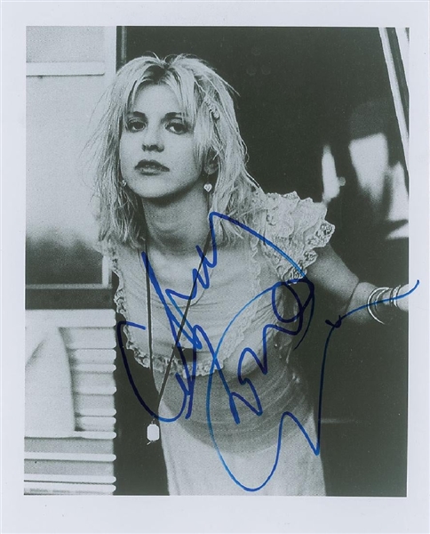 Hole: Courtney Love Lot of Two (2) Signed 8" x 10" Photos (John Brennan Collection)(Beckett/BAS Guaranteed)