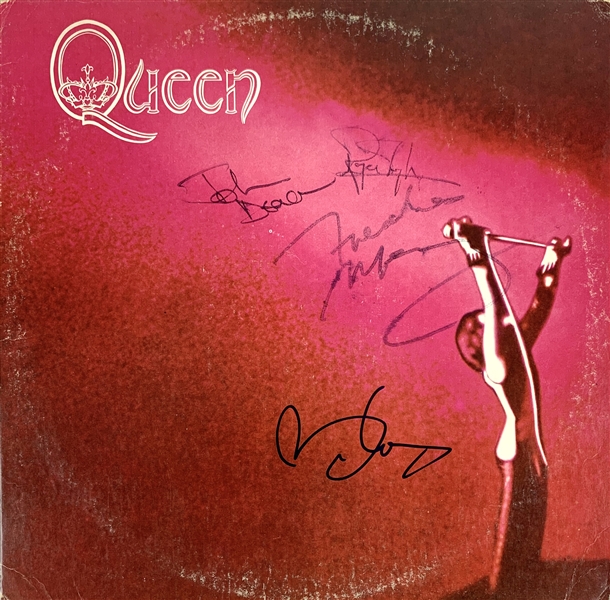 Queen Ultra Rare Group Signed Self-Titled Debut Album (Beckett/BAS LOA)