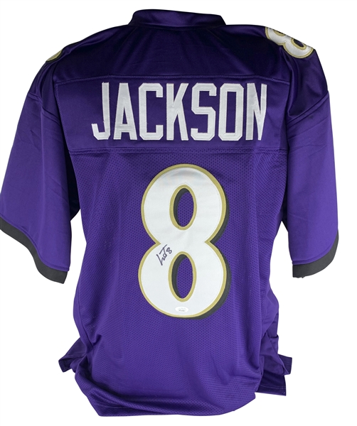 2019 MVP: LaMar Jackson Signed Baltimore Ravens Jersey (JSA)
