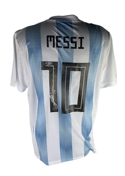 Lionel Messi Signed Argentina National Team Jersey (Beckett/BAS)
