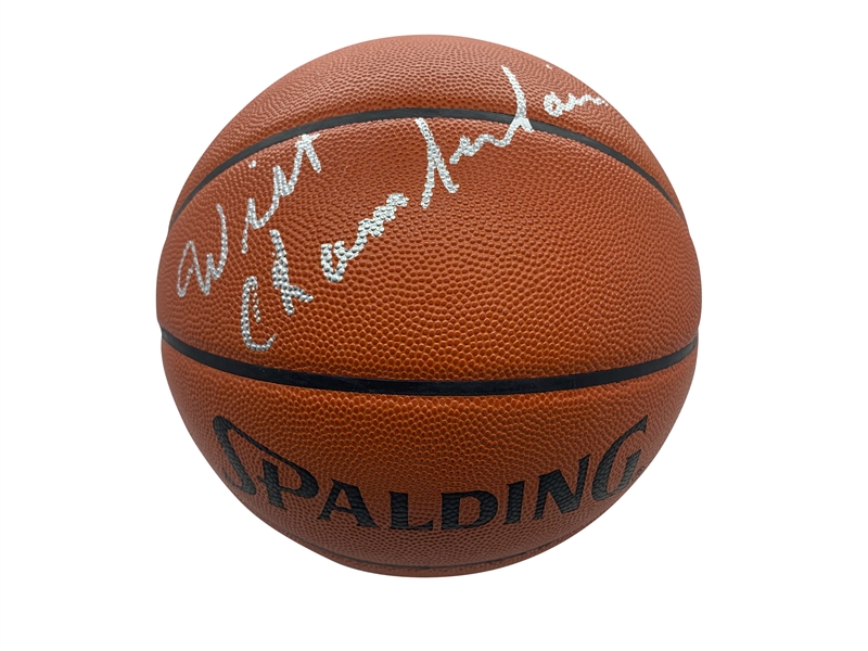 Wilt Chamberlain Near-Mint Signed Official NBA Basketball (JSA)