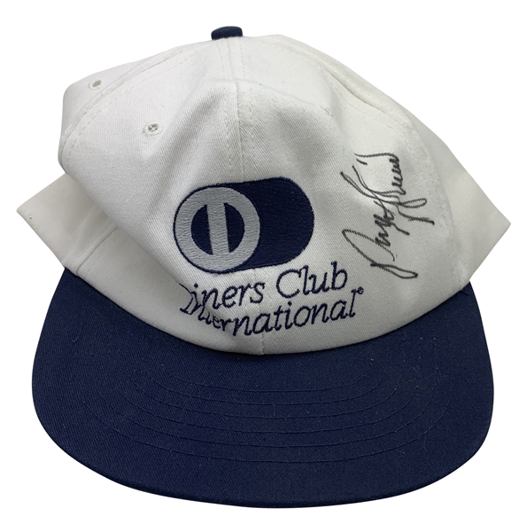 Payne Stewart Signed Diners Club Golf Hat (Beckett/BAS Guaranteed)