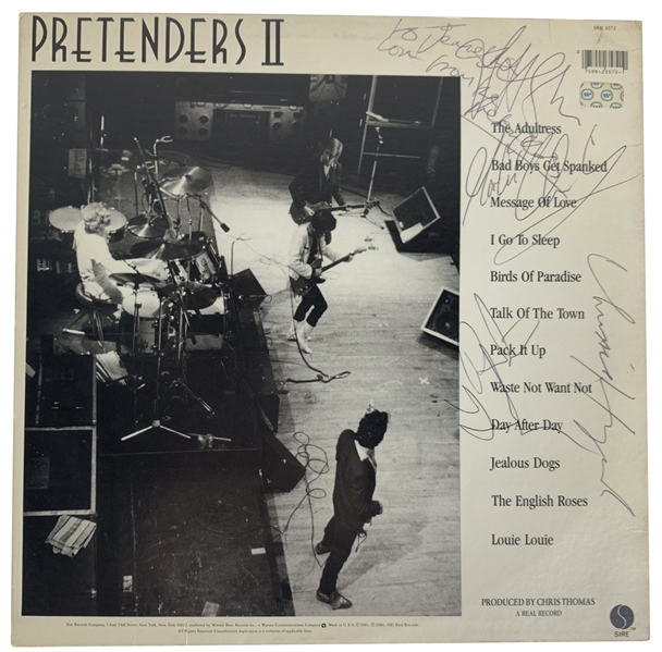 Pretenders Signed "Pretenders II" Album w/ James Honeyman Scott! (REAL/Epperson)
