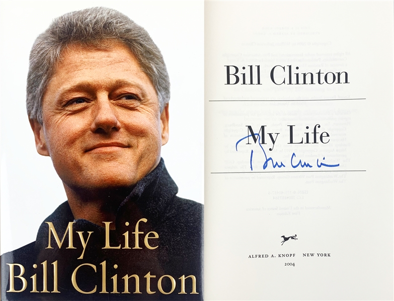 President Bill Clinton Signed Hardcover First Edition Book: "My Life" (Beckett/BAS Guaranteed)