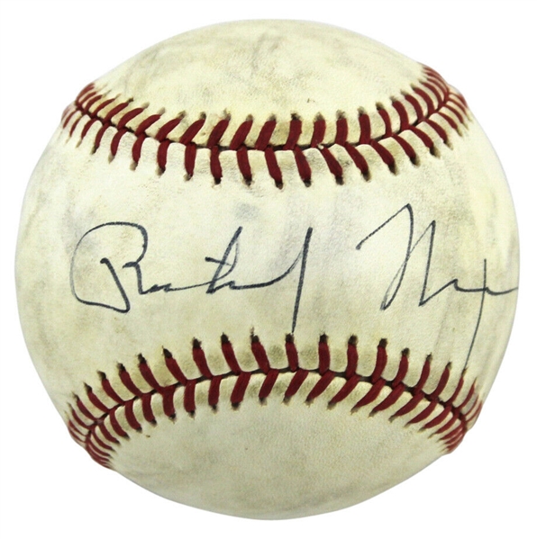President Richard Nixon Single Signed ONL Baseball (JSA)