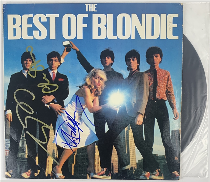 Blondie Group Signed "The Best of Blondie" Album Cover with Harry, Stein & Burke (Beckett/BAS Guaranteed)