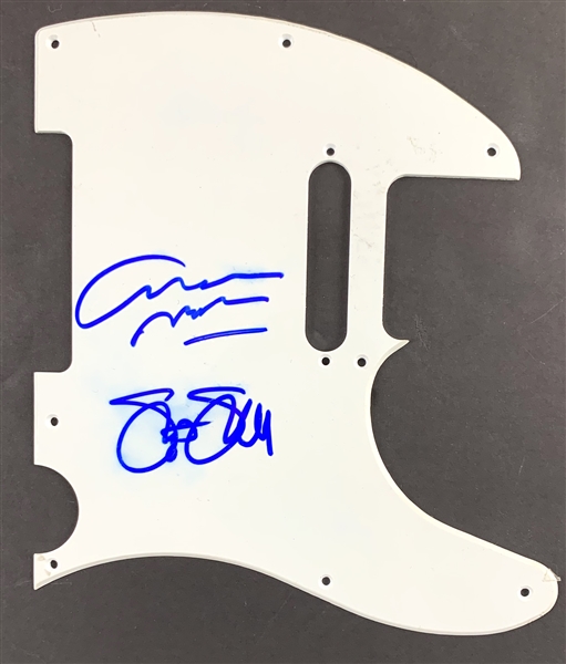 CSN: Graham Nash & Stephen Stills Dual Signed Telecaster Electric Guitar Pickguard (John Brennan Collection)(Beckett/BAS Guaranteed)