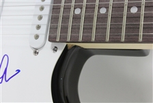 The Yardbirds' Guitarists: Eric Clapton & Jeff Beck Rare Dual-Signed Stratocaster-Style Guitar (Beckett/BAS)