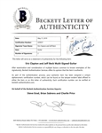 The Yardbirds' Guitarists: Eric Clapton & Jeff Beck Rare Dual-Signed Stratocaster-Style Guitar (Beckett/BAS)