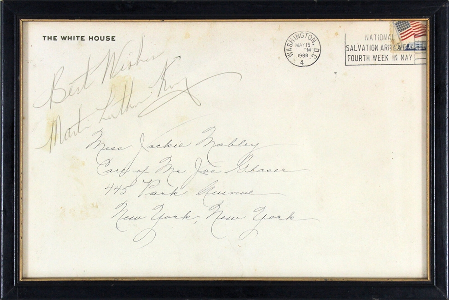 Martin Luther King Jr. Signed White House Envelope (PSA/DNA)