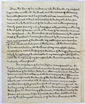 John Quincy Adams One-of-a-Kind Handwritten Eulogy Manuscript for Samuel L. Southard (Beckett/BAS)