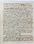 John Quincy Adams One-of-a-Kind Handwritten Eulogy Manuscript for Samuel L. Southard (Beckett/BAS)