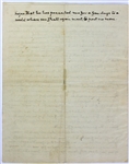 John Quincy Adams One-of-a-Kind Handwritten Eulogy Manuscript for Samuel L. Southard (Beckett/BAS)