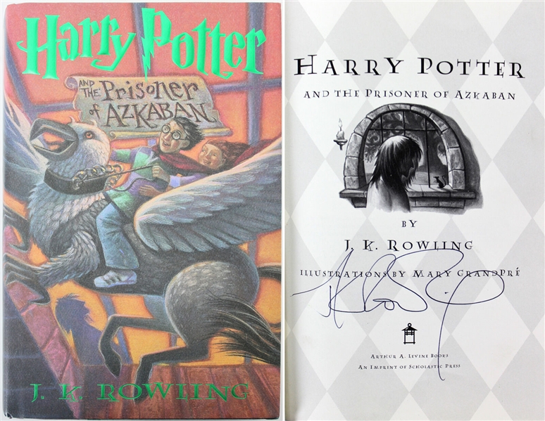 J.K. Rowling Signed Harry Potter "Prisoner of Azkaban" 1st Edition Book (JSA)