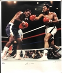 Muhammad Ali Rare Signed Limited Edition Frazier III Neil Leifer 20 x 24 Photograph (Beckett/BAS)