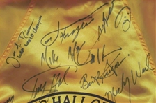 Boxing Hall of Fame Full Size Multi-Signed Robe w/ Foreman, Ellis, King, Frazier & Others (JSA)