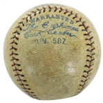 RARE Vintage Ty Cobb Signed OAL Reach (Johnson) Baseball c. 1926-27 (JSA)