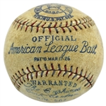 RARE Vintage Ty Cobb Signed OAL Reach (Johnson) Baseball c. 1926-27 (JSA)