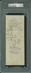 President Calvin Coolidge Ultra-Rare 1924 Presidential Paycheck (PSA/DNA Encapsulated)