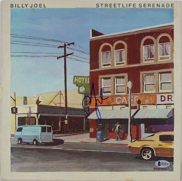 Billy Joel Signed "Streetlife Serenade" Album Cover (Beckett/BAS)