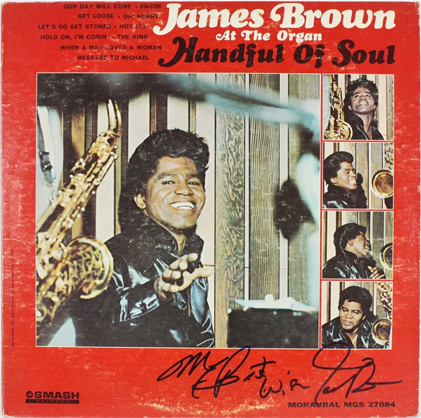 James Brown Signed "Handful of Soul" Album (BAS/Beckett)