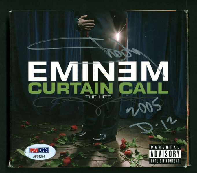 Eminem Rare Signed "Curtain Call" CD Digibook (PSA/DNA)