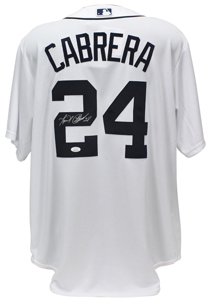 Miguel Cabrera Signed Detroit Tigers Pro Model Jersey (JSA)