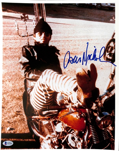 Jack Nicholson Signed 12" x 15" Photograph from "Rebel Rousers" (Beckett/BAS)