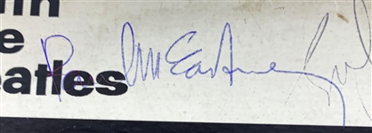 The Beatles Vintage Group Signed With The Beatles w/ All Four Members! (Beckett/BAS & REAL/Epperson)