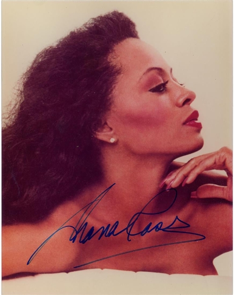 Diana Ross Superb Signed 8" x 10" Color Photo (John Brennan Collection)(Beckett/BAS Guaranteed)