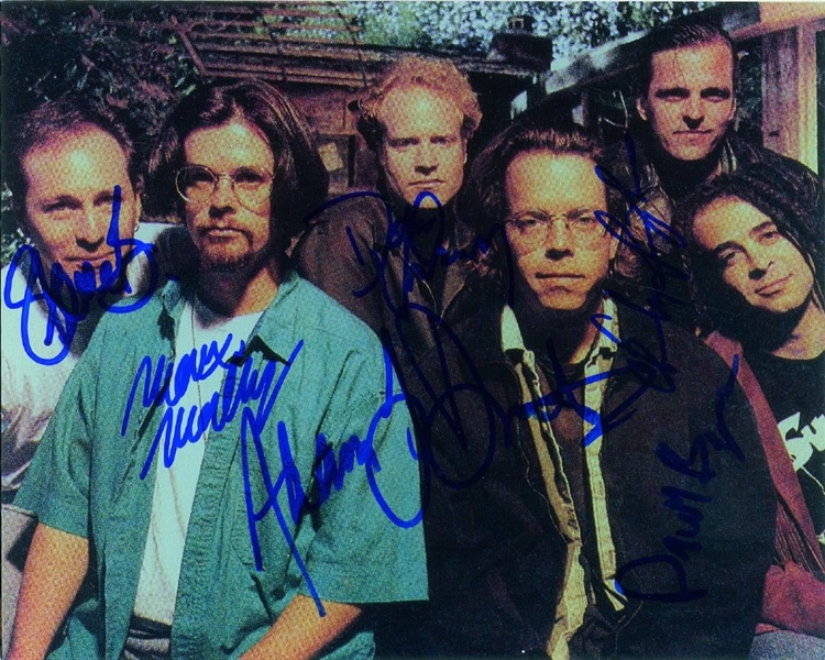 The Counting Crows Band Signed 8" x 10" Color Photo (John Brennan Collection)(Beckett/BAS Guaranteed)