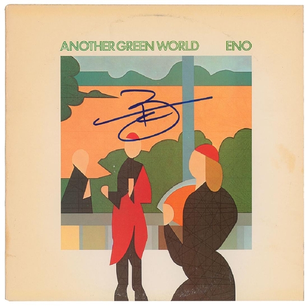 Brian Eno Signed "Another Green World" Record Album (John Brennan Collection)(Beckett/BAS Guaranteed)