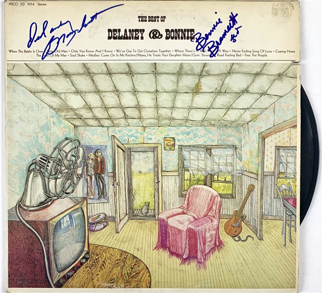 Delaney & Bonnie Bramlett Signed "Best Of" Record Album (John Brennan Collection)(Beckett/BAS Guaranteed)