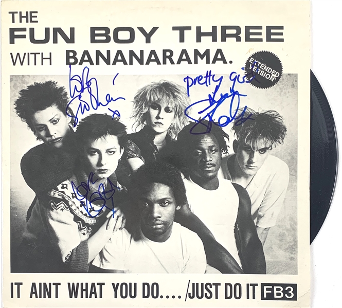 Fun Boy Three Group Signed "It Aint What You Do..." Single Record Album (John Brennan Collection)(Beckett/BAS Guaranteed)