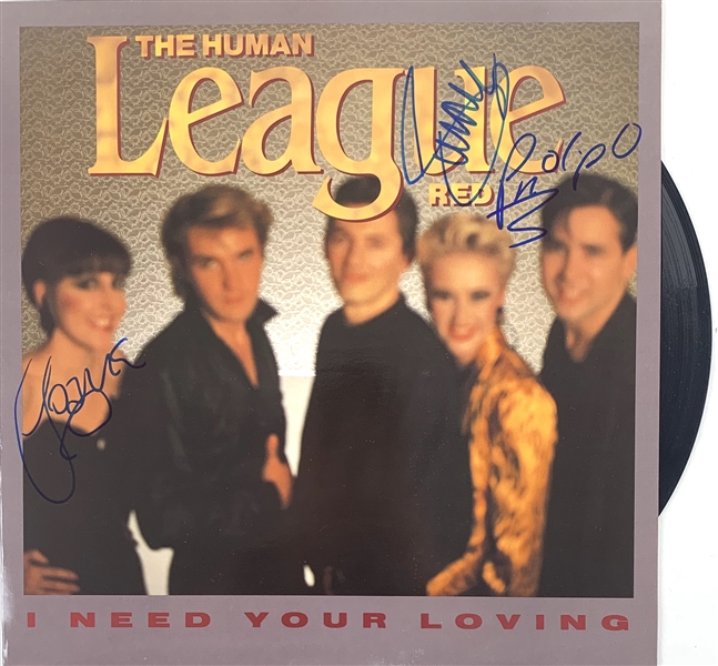 The Human League Group Signed "I Need Your Loving" Record Album (John Brennan Collection)(Beckett/BAS Guaranteed)