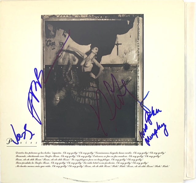 The Pixies Group Signed "Surfer Rosa" Record Album (John Brennan Collection)(Beckett/BAS Guaranteed)