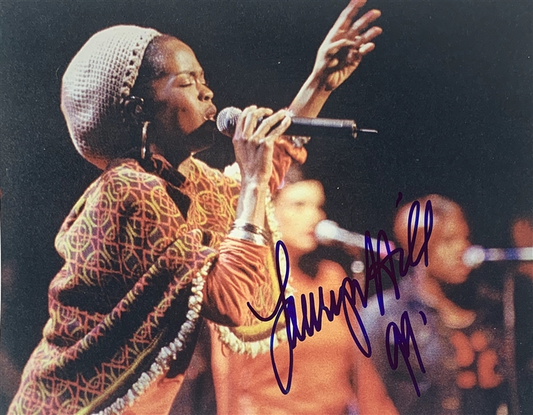 Lauryn Hill In-Person Signed 8" x 10" Color Photo (John Brennan Collection)(Beckett/BAS Guaranteed)