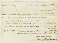 President James Buchanan Signed & Hand Written 1836 Letter To His Sister! (Beckett/BAS)