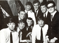 The Beatles Vintage Group Signed 2.25 x 5 Album Page w/ All Four Members & RARE Roy Orbison!(BAS/Beckett)