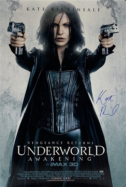 Kate Beckinsale Signed "Underworld: Vengeance Returns" 27" x 40" Movie Poster (Celebrity Authentics & Beckett/BAS Guaranteed)