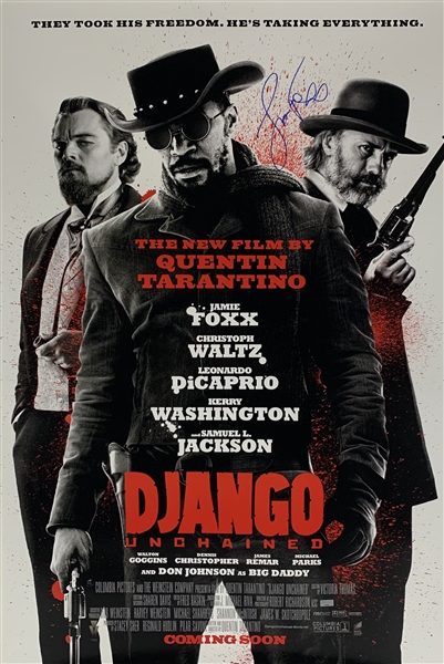 Jamie Foxx Signed "Django Unchained" 27" x 40" Movie Poster (Celebrity Authentics & Beckett/BAS Guaranteed)
