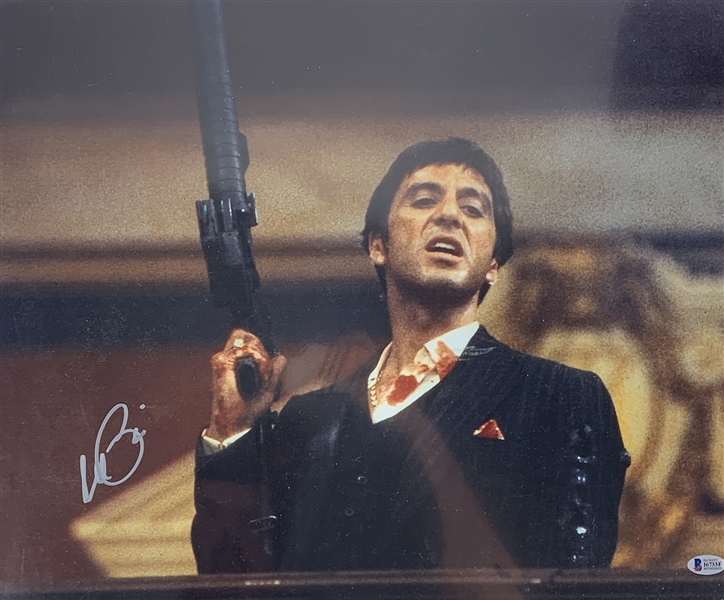 Al Pacino Signed 16" x 20" Color "Scarface" Photograph (Beckett/BAS)