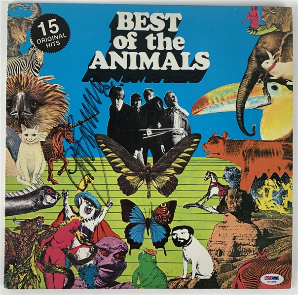 Eric Burdon Signed "Best of the Animals" Album (PSA/DNA)
