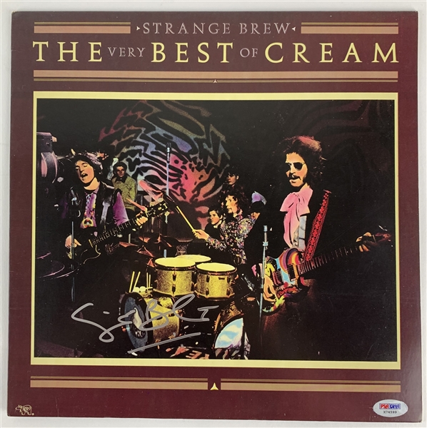 Ginger Baker Signed "The Very Best of Cream" Album (PSA/DNA)
