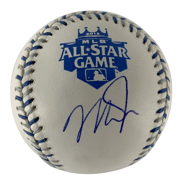 Mike Trout Signed Rookie 2012 All-Star OML Baseball (PSA/DNA)